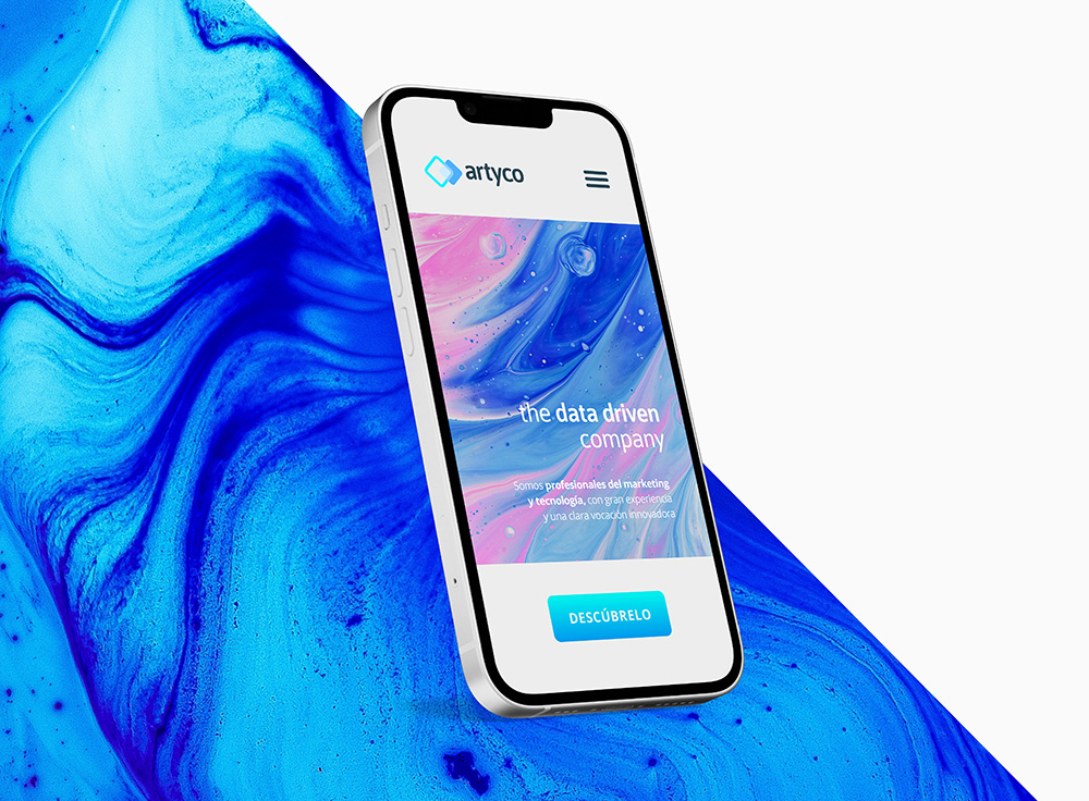 Artyco Branding. Interfaz de usuario.