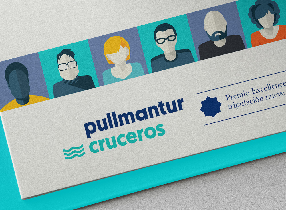 Pullmantur Cruceros. Graphic Design.