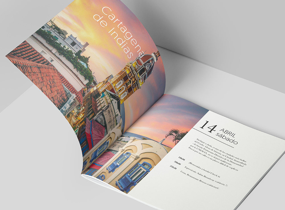 Pullmantur Cruceros. Graphic Design.