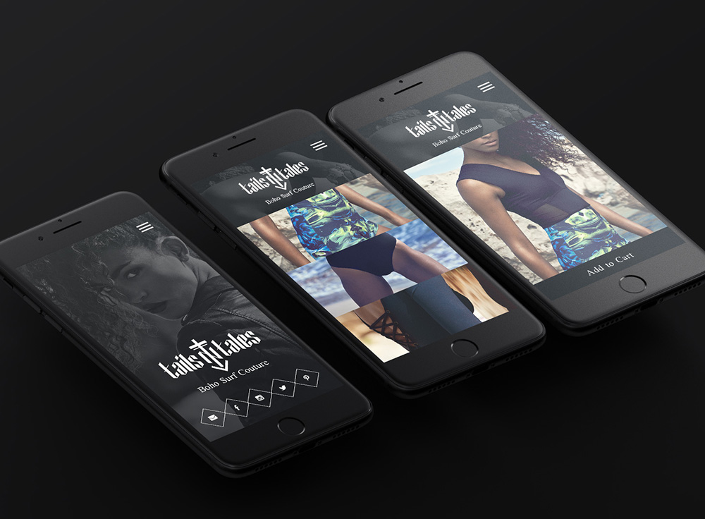 TailsNTales. Diseño web responsivo.